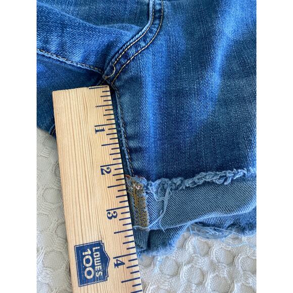 Ava & Viv Midi Cut Off Raw Edge Cuff Jean Shorts Sz 20W‎ - Picture 7 of 11